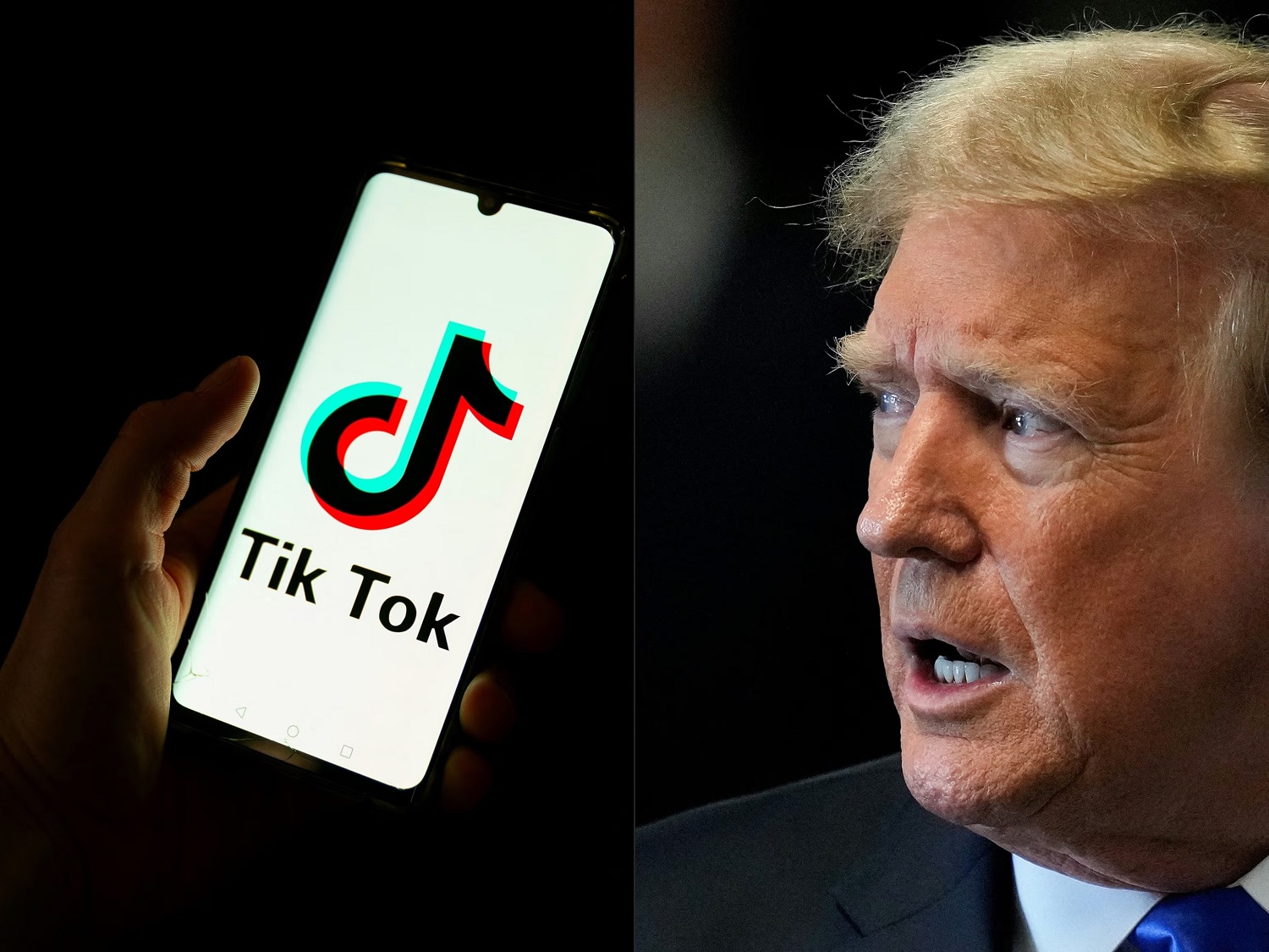 عکس دونالد ترامپ خواستار توقف ممنوعیت قریب‌الوقوع TikTok شد