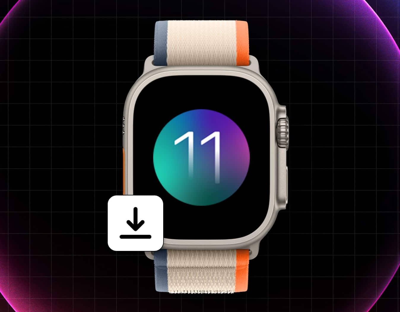 عکس نصب نسخه بتای watchOS 11 روی اپل واچ